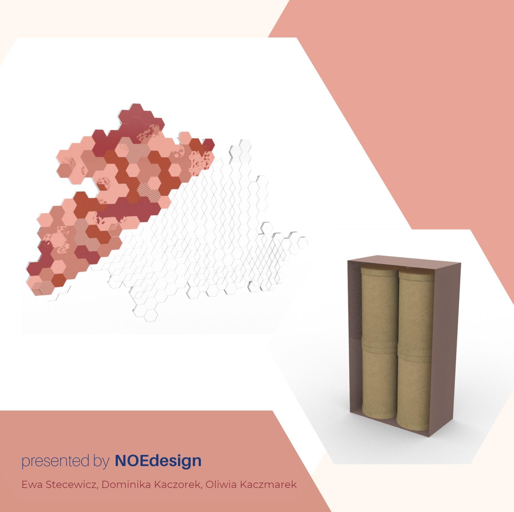 Infografika przedstawiająca koncepcję projektu Hekscal Calendar z ilustracjami: każdego dnia dodajemy jeden element ow kształcie heksagonu