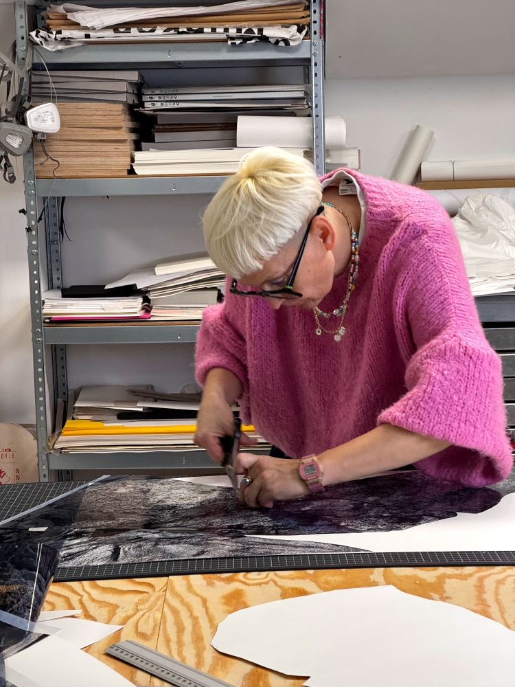 Marta Kwiatek przy pracy