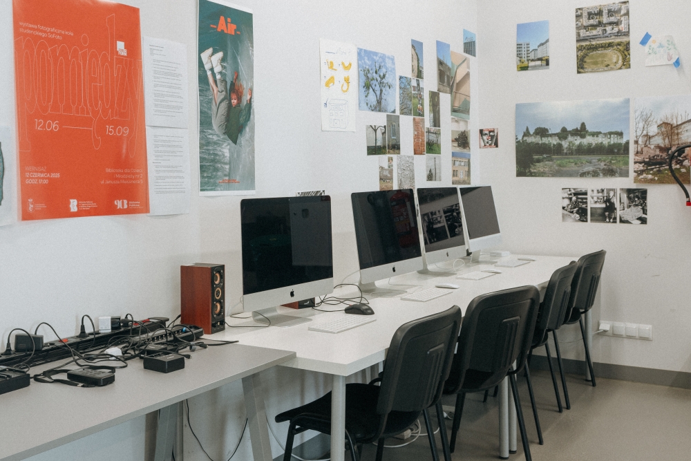 Computers in the Photo Video Studio.