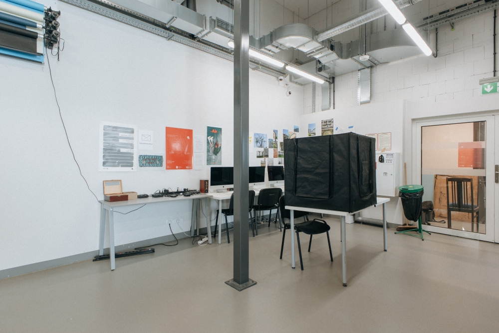 Interior of the Photo Video Studio.