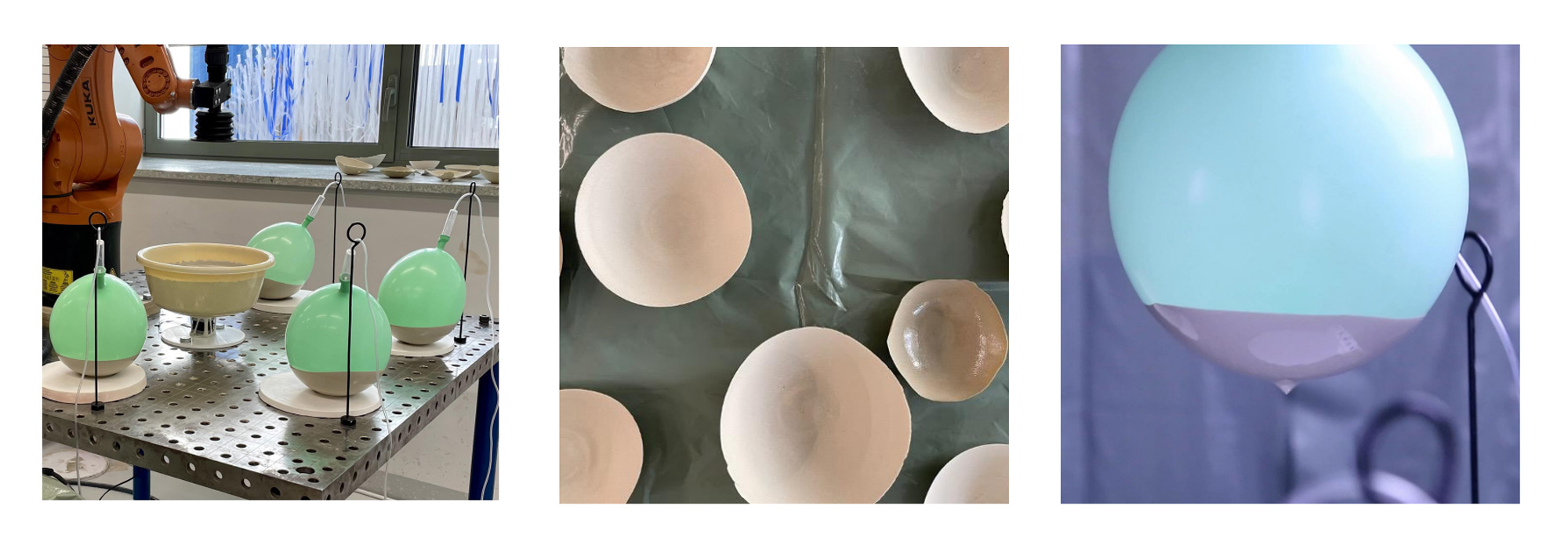 Project: Balloon Bowls | Designers: Julia Bujak, Julia Karnaś, Eugenia Griesznikowa, Wiktor Pawlak, Vladyslav Smalii | Photo by Arkadiusz Szwed